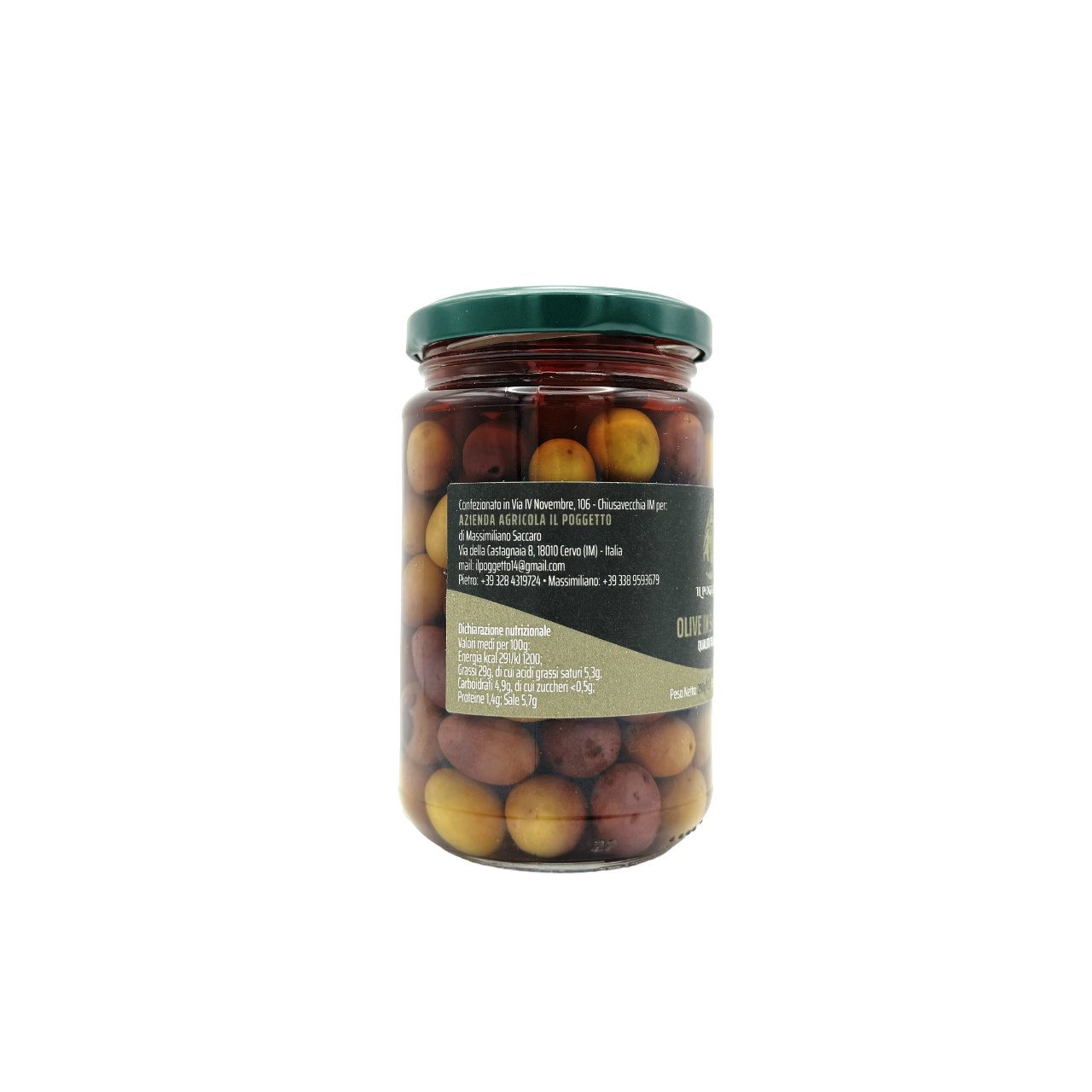Olives Taggiasche en saumure